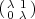 (λ 1)
 0 λ