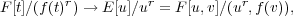         r         r           r
F[t]∕(f(t) ) → E[u]∕u  = F[u,v]∕(u ,f(v)),
