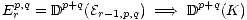 p,q p+q p+q
Er = D (Er-1,p,q) ===> D (K)