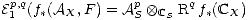 Ep1,q(f*(AX, F ) = ApS ox CS Rqf*(CX)