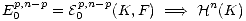 Ep,n-p= Ep,n-p(K, F) ===> Hn(K)
0 0