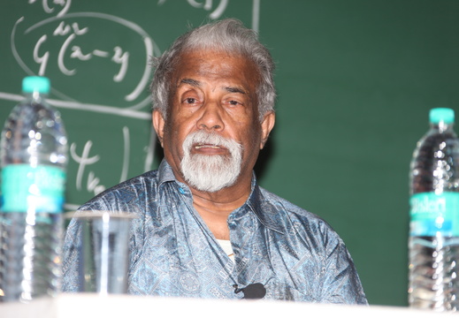 Prof. E. C. G. Sudarshan during the "Sudarshan Fest" on 16 September 2011