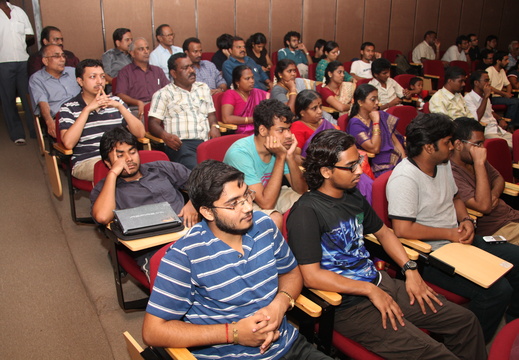 Participants attending during the "Sudarshan Fest" on 16 September 2011