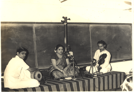 Music Concert by Lalitha Ramakrishnan during the 15th Anniversary Symposium, 24-25 January 1977