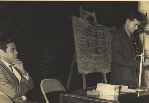 Prof. Alladi Ramakrishnan listening Prof. Jayant V. Narlikar's Lecture