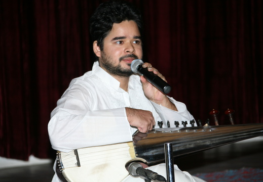 Mr. Arnab Chakrabarty gives Introduction about  "ICA (Institute  Cultural Association) Sarod Recital" on 20th May 2011