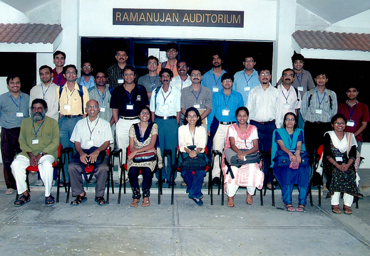 Group Photo of  K. S. Krishnan discussion meeting on Frontiers in Quantum Science: "Tensor Network States for Quantum Matter" held during 19-21 March 2012