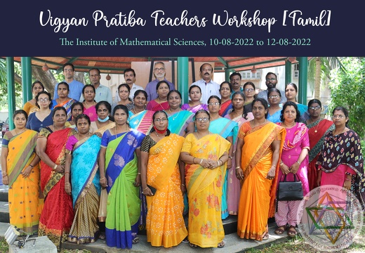 Group photo during the Vigyan Pratiba Teachers workshop , 10 - 12 August 2022