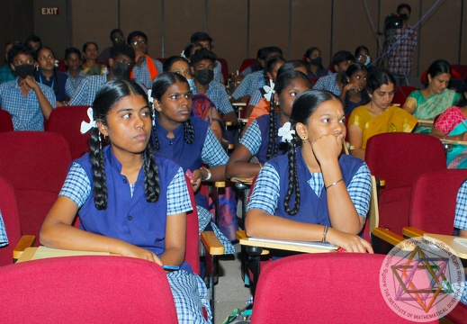 Participants of Class XI school students during Kanita-Kanakam : Mathematics program in Tamil for school children, 13th December, 2022
