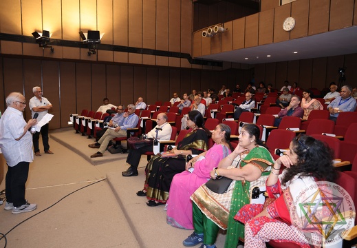 Prof. Bal giving a talk during "Bal-Fest: Quantum Field Theory in Quantum Spacetime" held from January 6-12, 2023