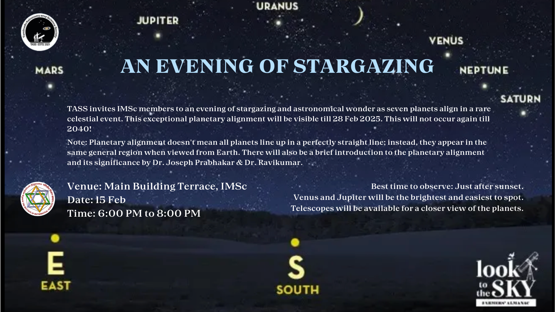 An Evening of Stargazing