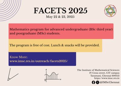 FACETS 2025: Exploring themes and careers in mathematics