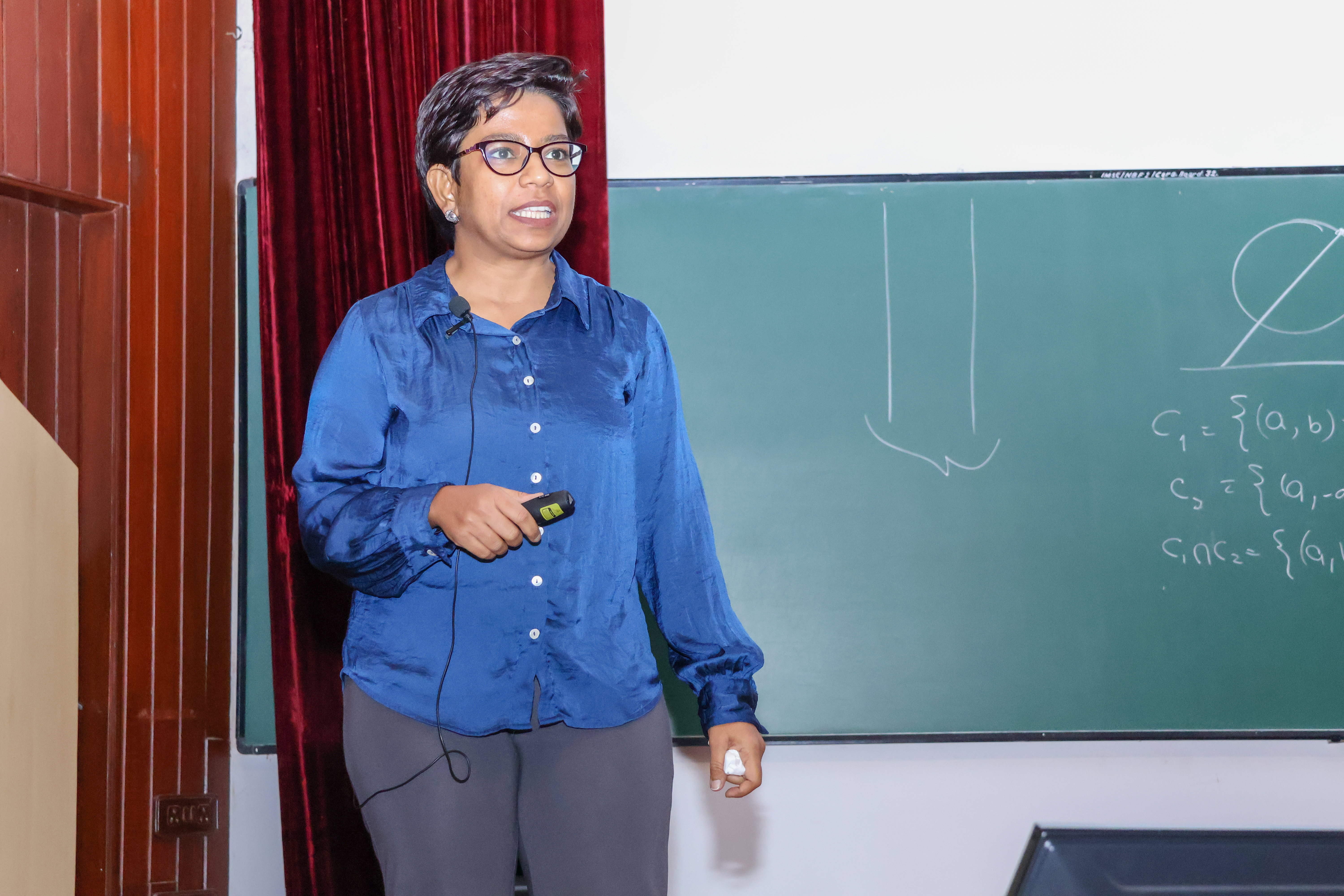 Photo: Siva, IMSc Media, “We can mathematically analyze games to understand the origin of a problem, anticipate situations and provide solutions.”