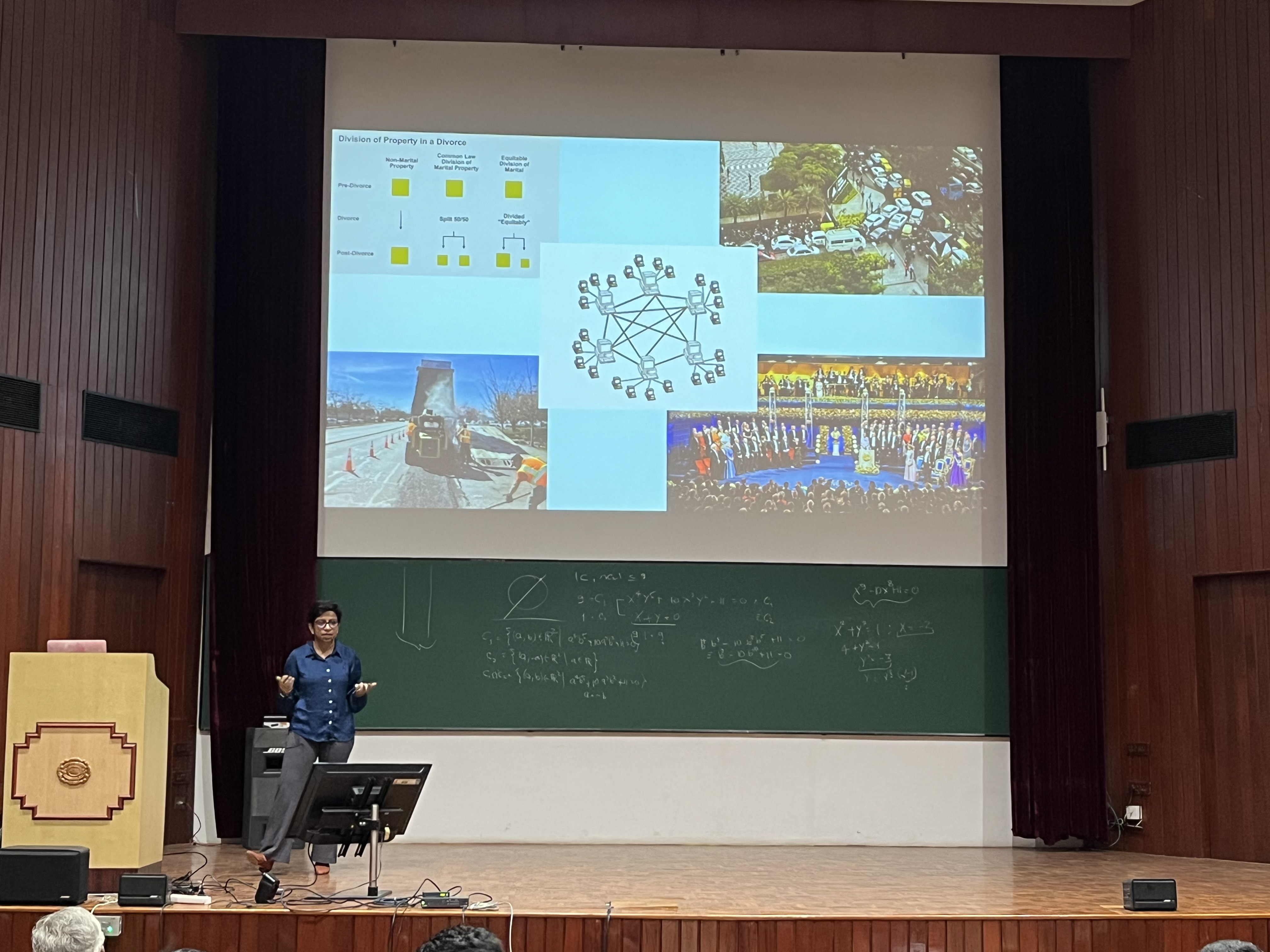 Photo: Bharti, Sushmita Gupta spoke about how game theory deals with various ‘games’ that we come across in everyday life.