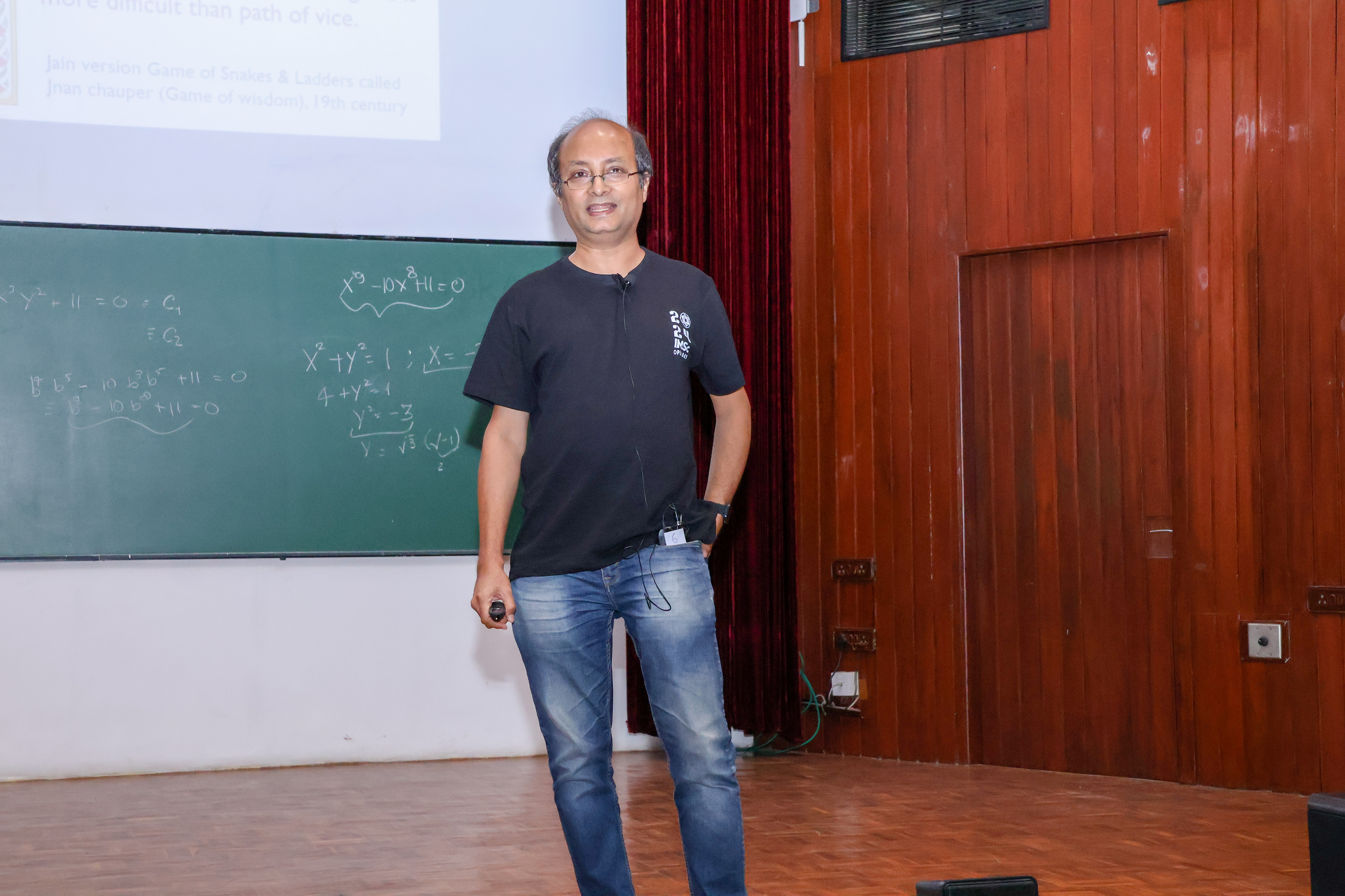 Photo: Siva, IMSc Media, “You can model how something changes, a game, or the weather, or life, as a system where you go from one state to another simply as a sequence of chance events.”