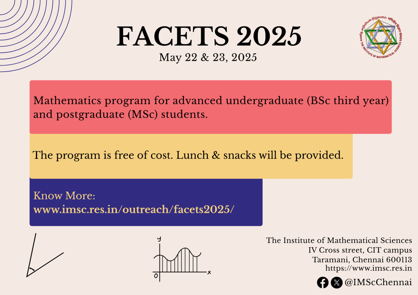 FACETS 2025: Exploring themes and careers in mathematics