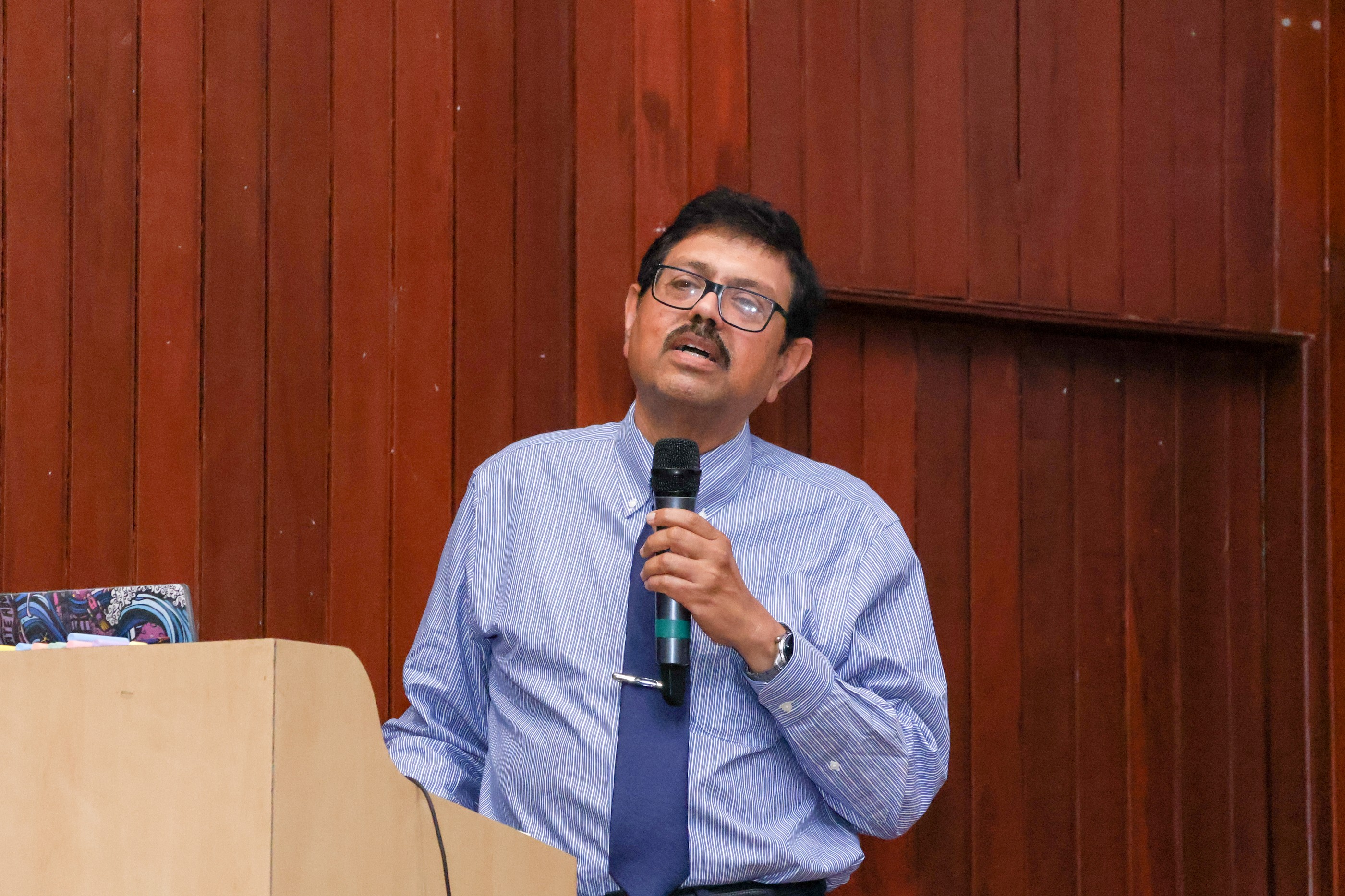 "I think the lecture series is a really nice way to not only remember Alladi Ramakrishnan for introducing the seminar spirit in Madras but it also allows young researchers to interact with leading scientists," says Krishnaswami Alladi. (Photo: IMSc Media)