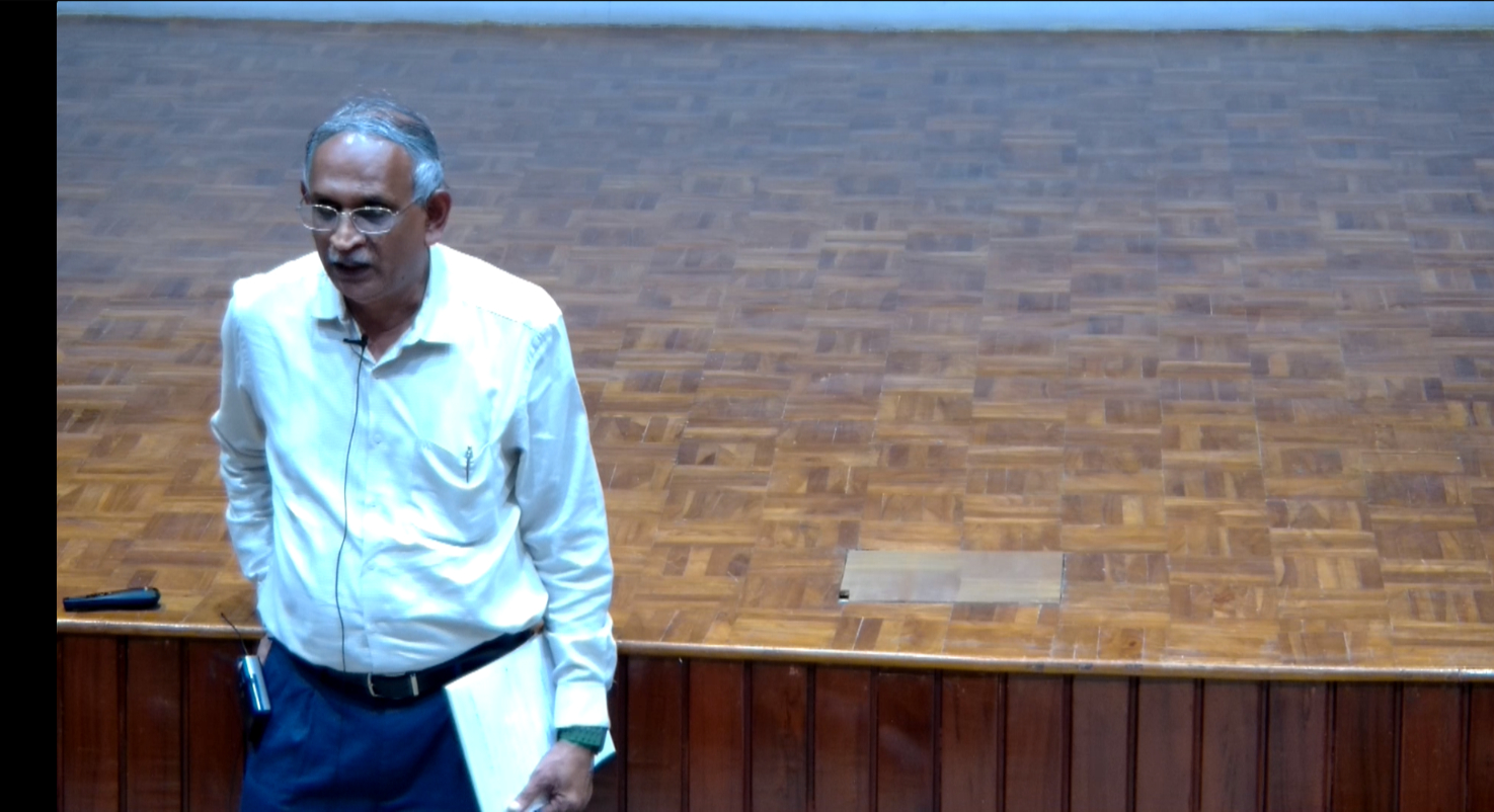 Mangala Sunder Krishnan (IIT Madras) presented a talk on 'The Story of the National Program on Technology Enhanced Learning (NPTEL) So Far.'