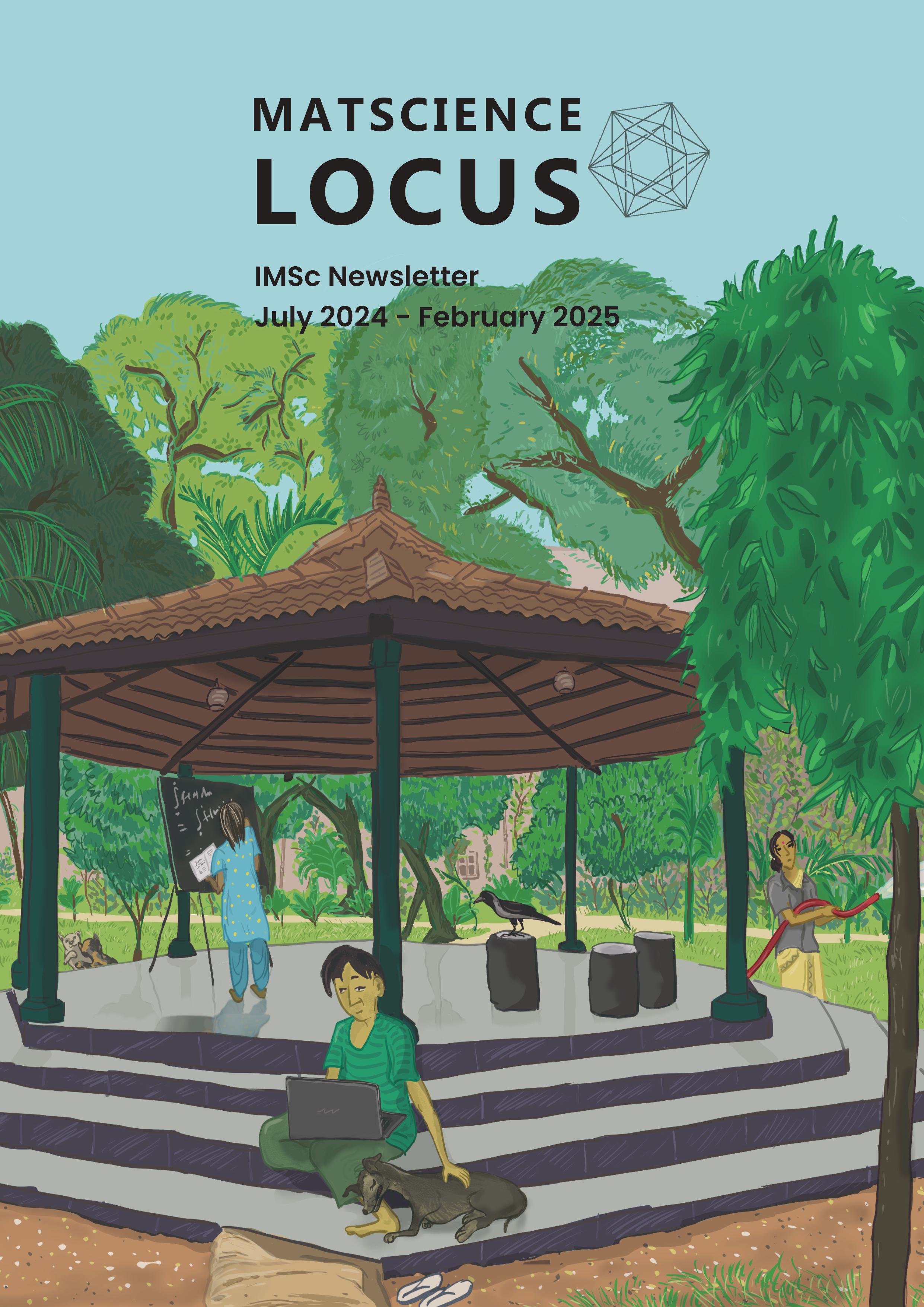 Matscience Locus newsletter cover - July 2024 to February 2025