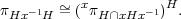 π  -1  ~= (xπ      -1)H.
 Hx  H      H∩xHx  