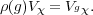 ρ(g)Vχ = Vgχ.
