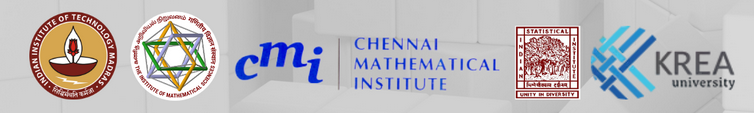 IIT Madras · The Institute of Mathematical Sciences · Chennai Mathematical Institute · Indian Statistical Institute · Krea University