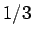 ${1}/{3}$
