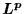 $ \boldmath\mbox{$L^p$} $