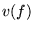 $v(f)$