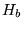 $ H_b $